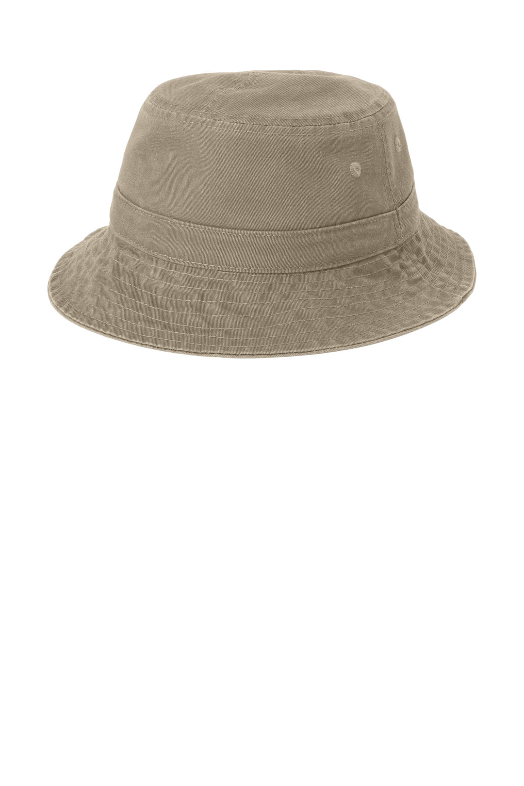 Port Authority Bucket Hat. PWSH2 — Khaki — front