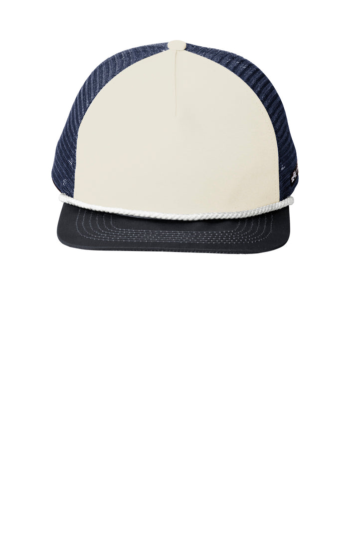 LIMITED EDITION Spacecraft Trucker Cap SPC3 — Midnight Navy/ White — front