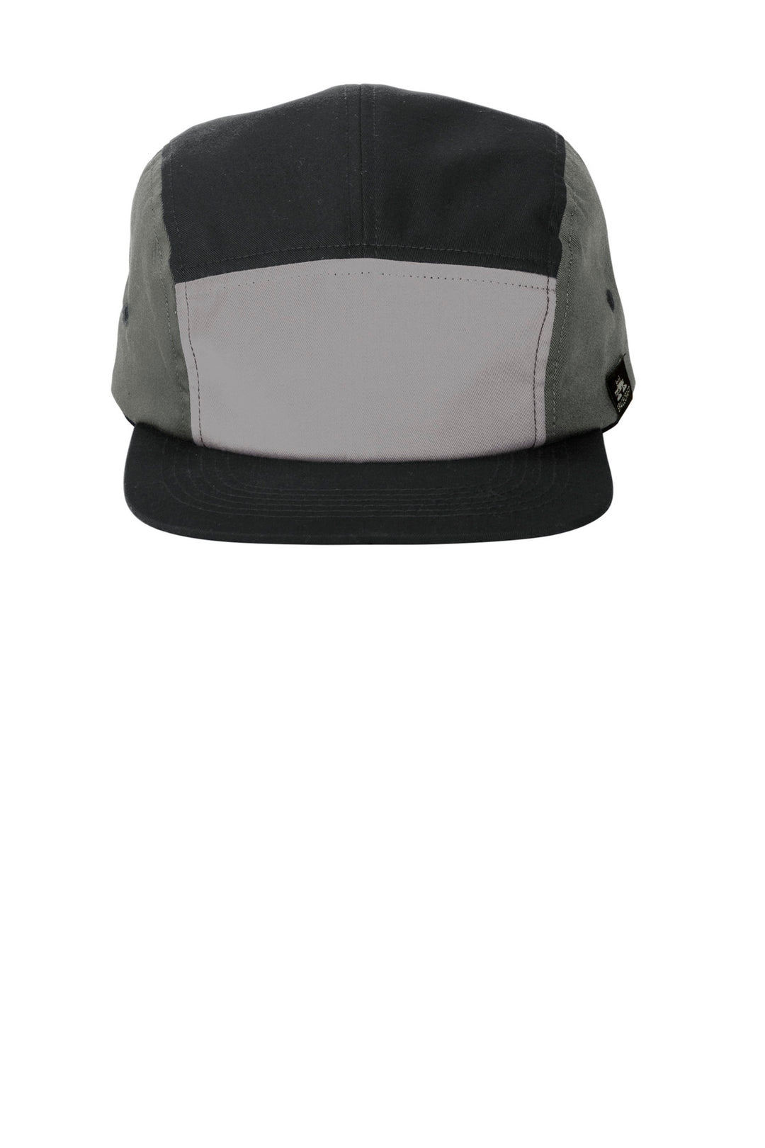 LIMITED EDITION Spacecraft Colorblock Cap SPC6 — Black/ Charcoal/ Gray — front