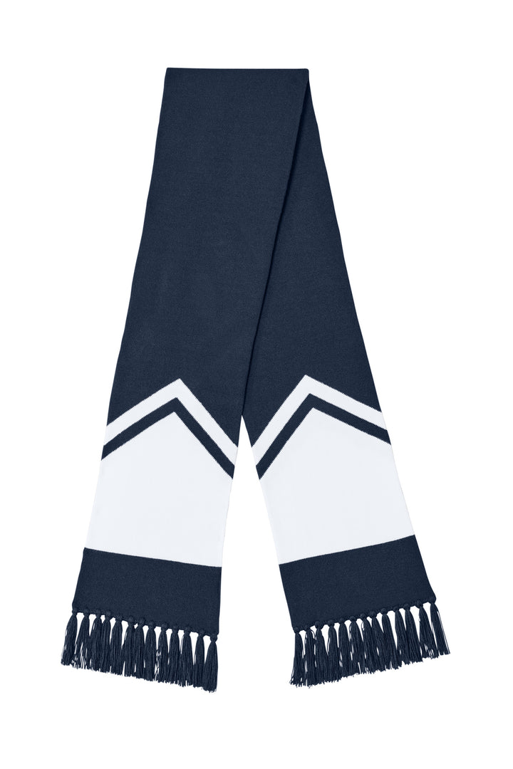 Sport-Tek Gameday Scarf STA06 — True Navy/ White — front
