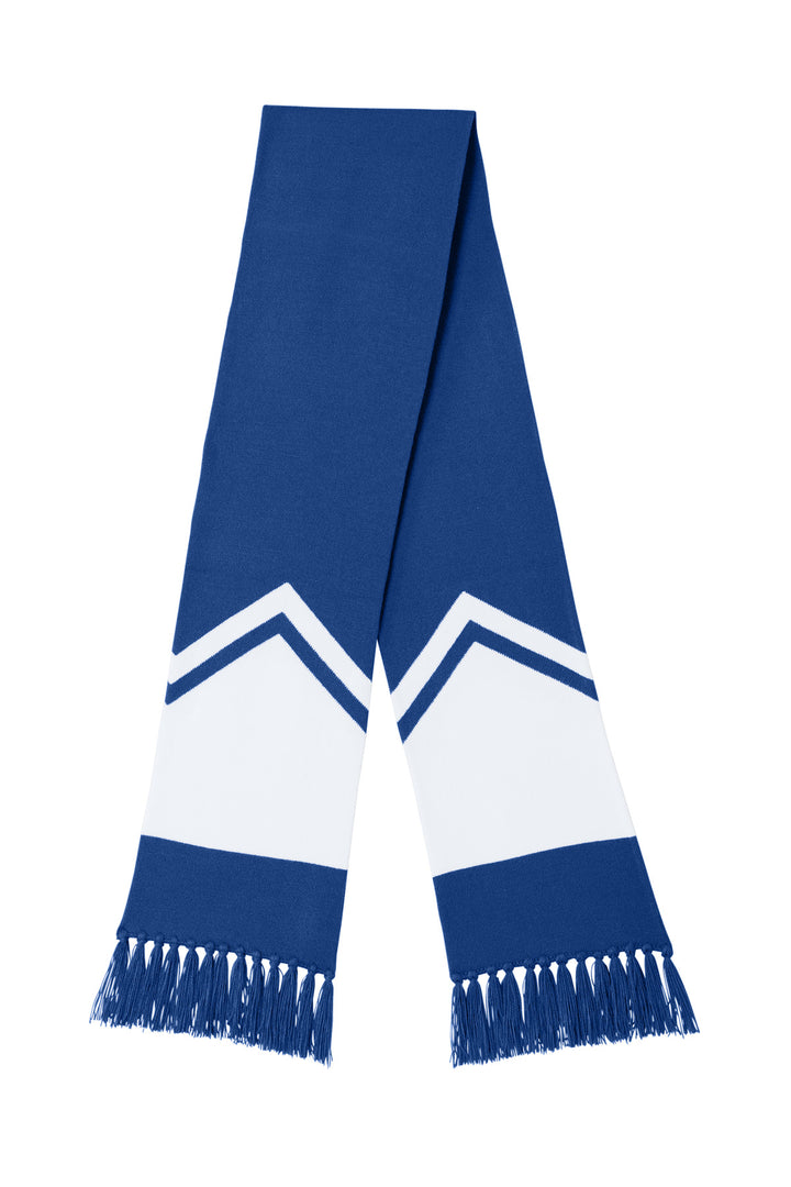 Sport-Tek Gameday Scarf STA06 — True Royal/ White — front