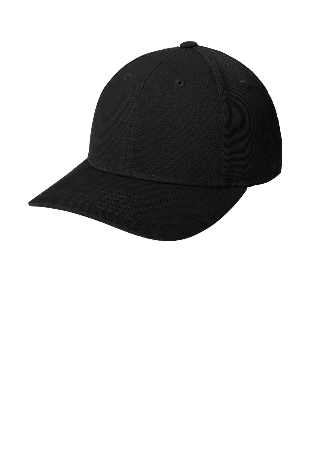 Sport-Tek Dry Zone Nylon Cap. STC10 — Black — front