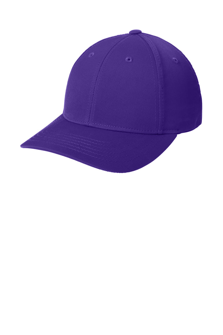 Sport-Tek Dry Zone Nylon Cap. STC10 — Purple — front