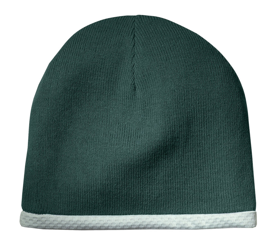 Sport-Tek Performance Knit Cap. STC15 — Forest Green — front
