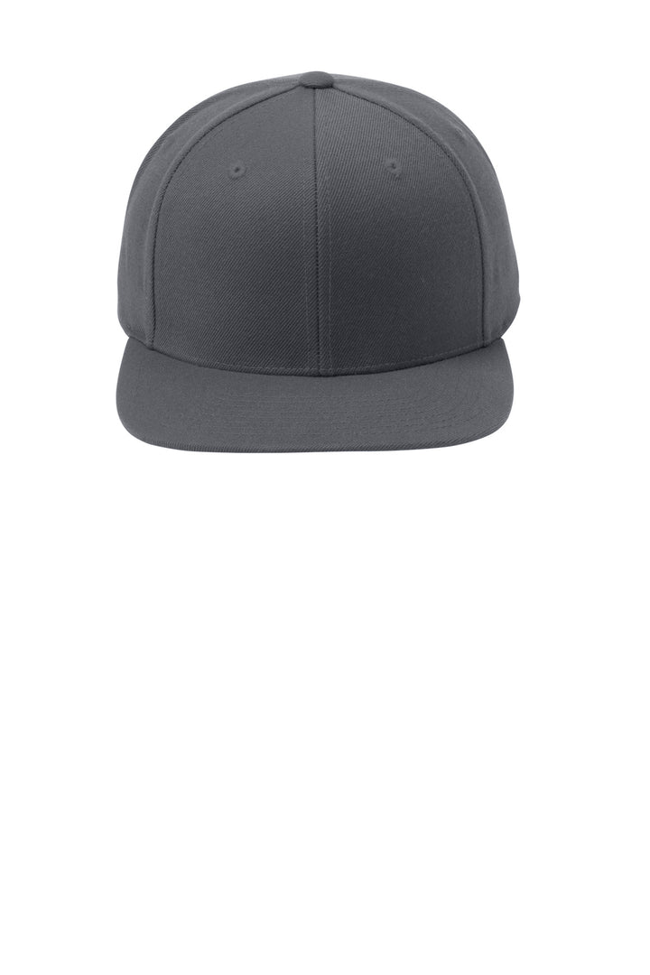 Sport-Tek YP Classics Flat Bill Snapback Cap. STC19 — Graphite — front
