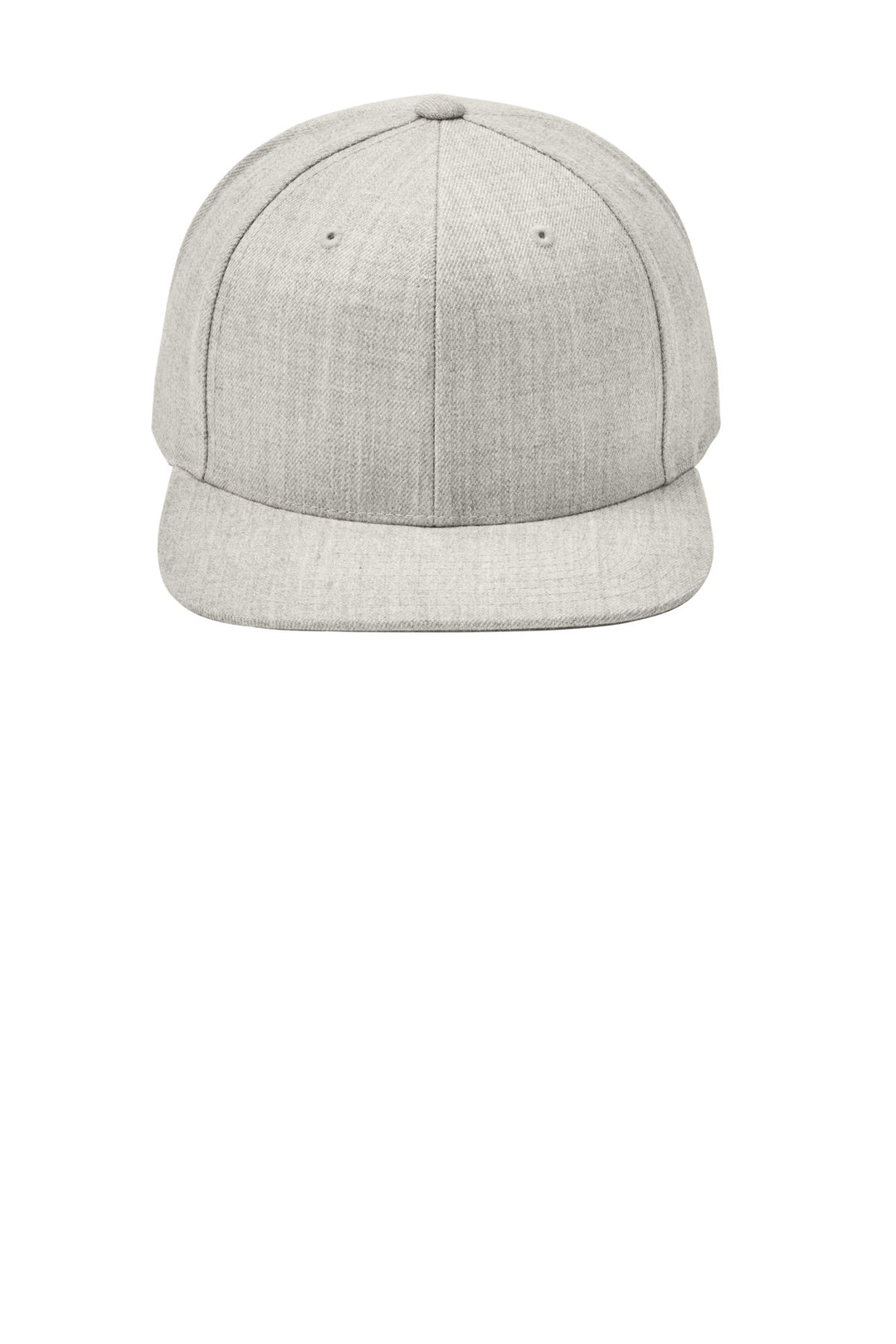Sport-Tek YP Classics Flat Bill Snapback Cap. STC19 — Heather Grey — front