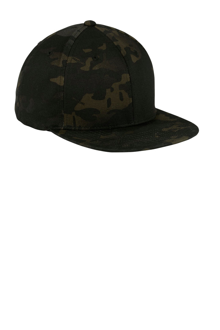 Sport-Tek YP Classics Flat Bill Snapback Cap. STC19 — Multicam Black — front