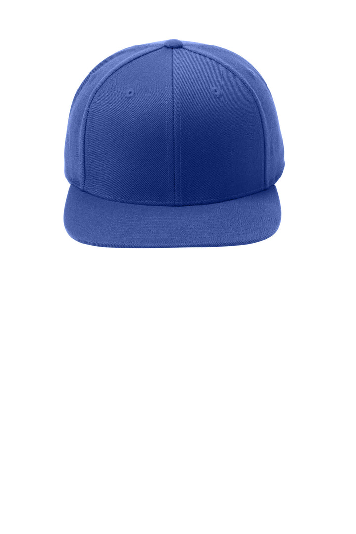 Sport-Tek YP Classics Flat Bill Snapback Cap. STC19 — True Royal — front