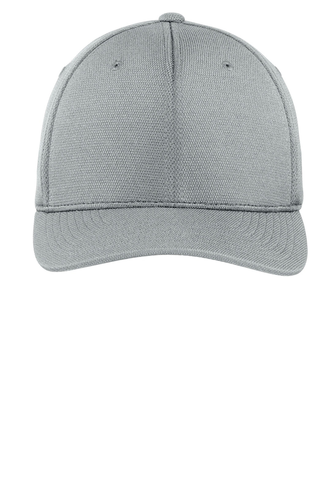Sport-Tek Flexfit Cool &amp; Dry Poly Block Mesh Cap. STC22 — Grey Heather — front