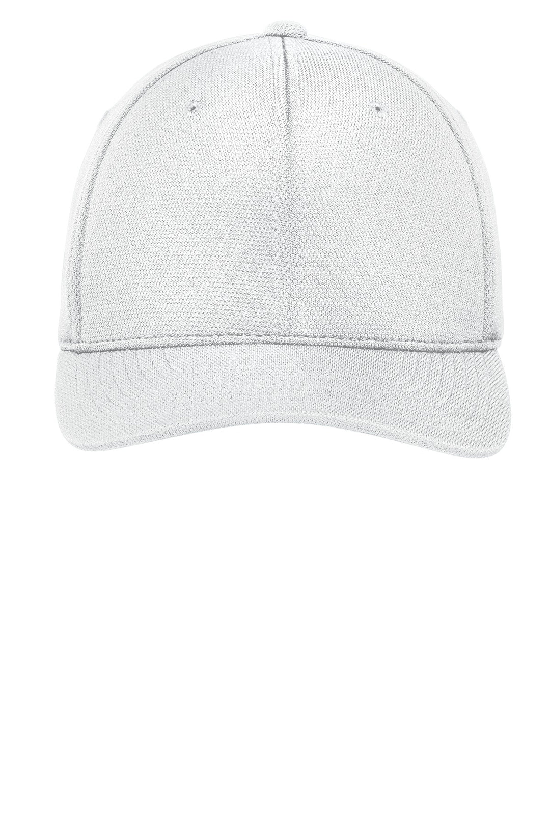 Sport-Tek Flexfit Cool &amp; Dry Poly Block Mesh Cap. STC22 — White — front