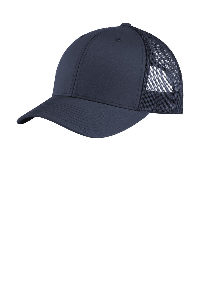 Sport-Tek YP Classics Retro Trucker Cap. STC39 — True Navy/ True Navy — front