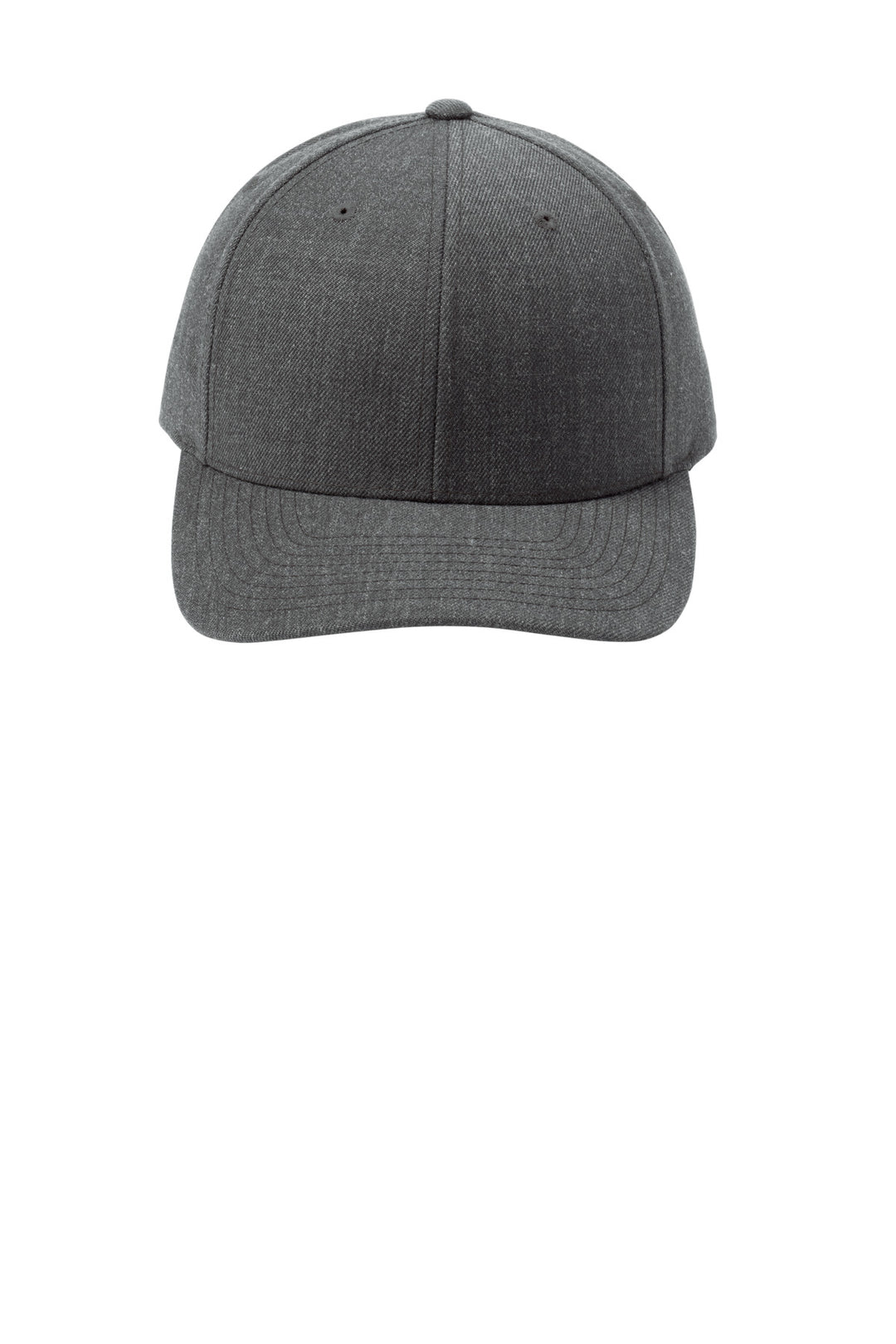 Sport-Tek  YP Classics  Curve Bill Snapback Cap. STC43 — Dark Heather Grey — front