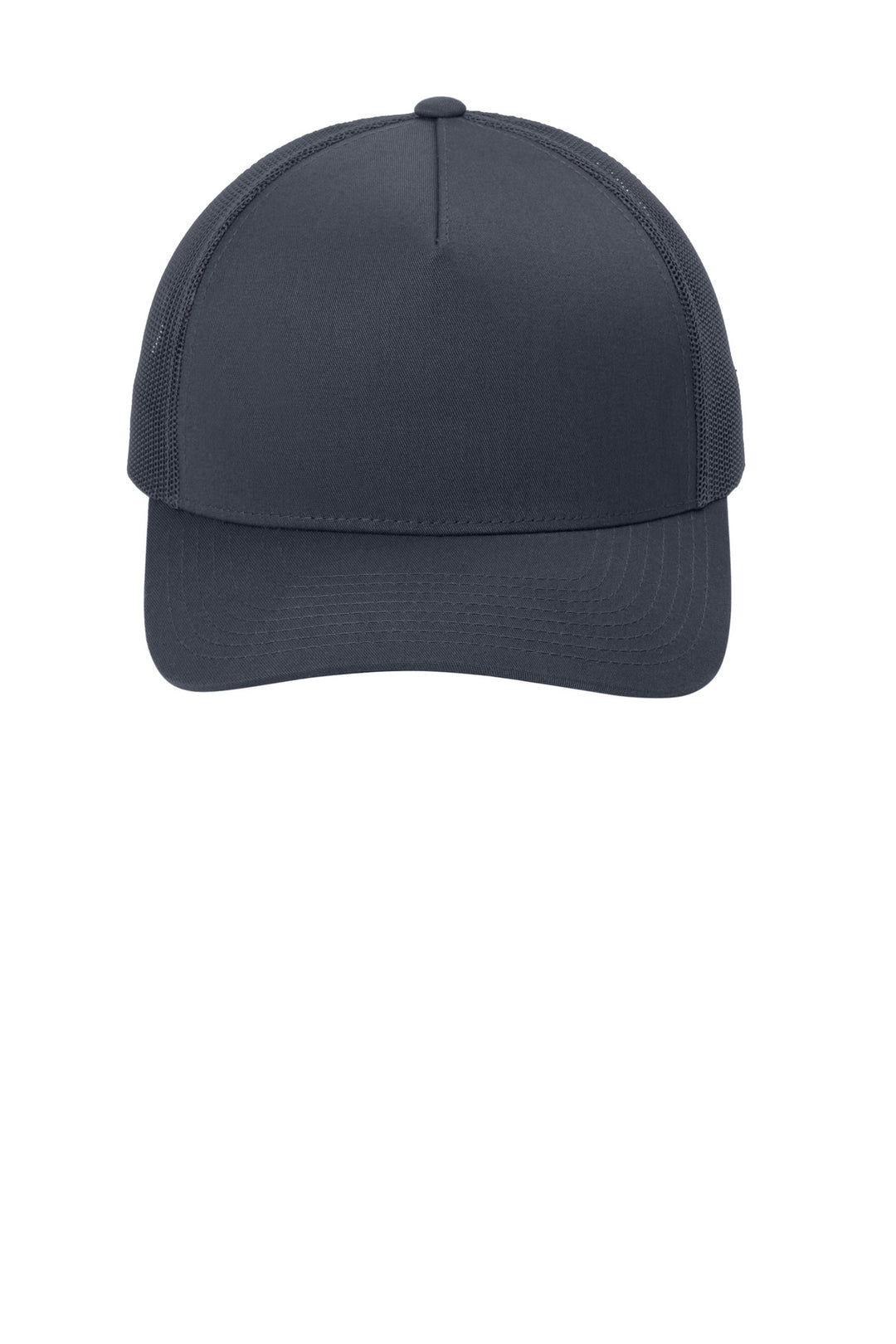 Sport-Tek YP Classics Retro Trucker 5-Panel Cap STC54 — Iron Grey/ Iron Grey — front