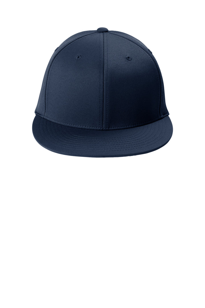 Sport-Tek Flexfit Flat Bill Cap STC56 — True Navy — front