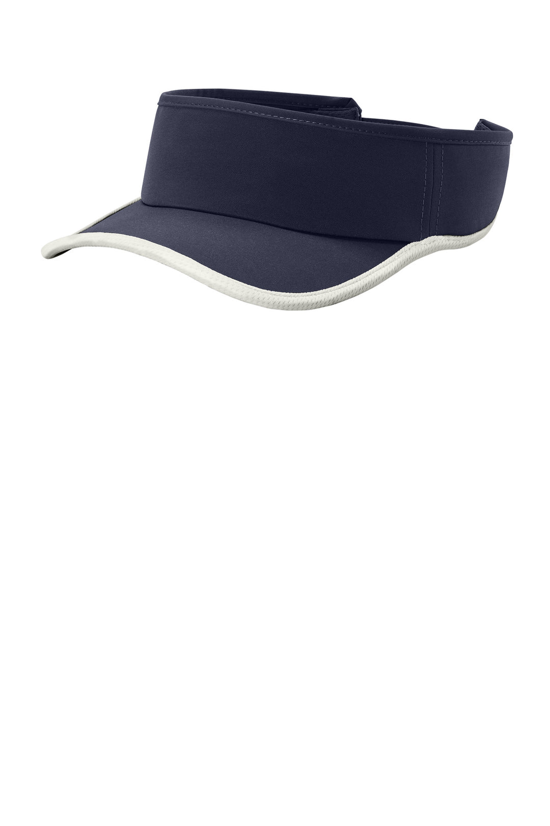 Sport-Tek Repeat Visor STC57 — True Navy/ White — front