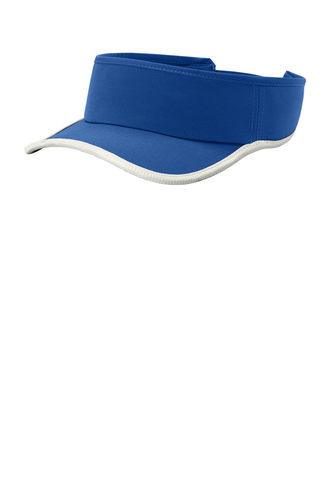 Sport-Tek Repeat Visor STC57 — True Royal/ White — front