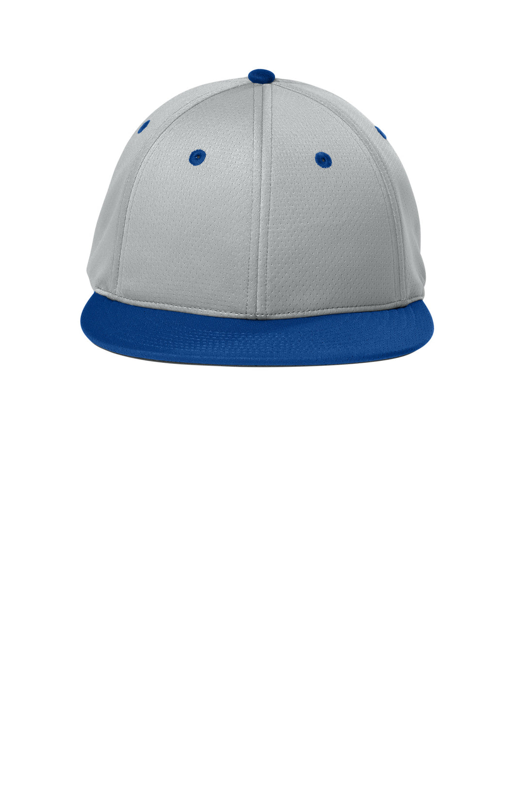 Sport-Tek Impact Mesh Stretch-Tek Cap STC70 — Silver/ True Royal/ Silver — front