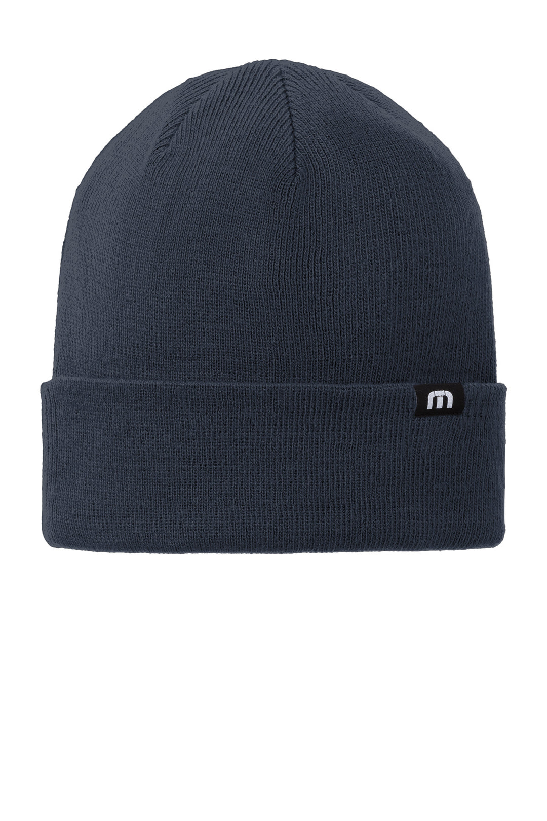 TravisMathew Solid Cuffed Beanie TM1MY394 — Blue Nights — front