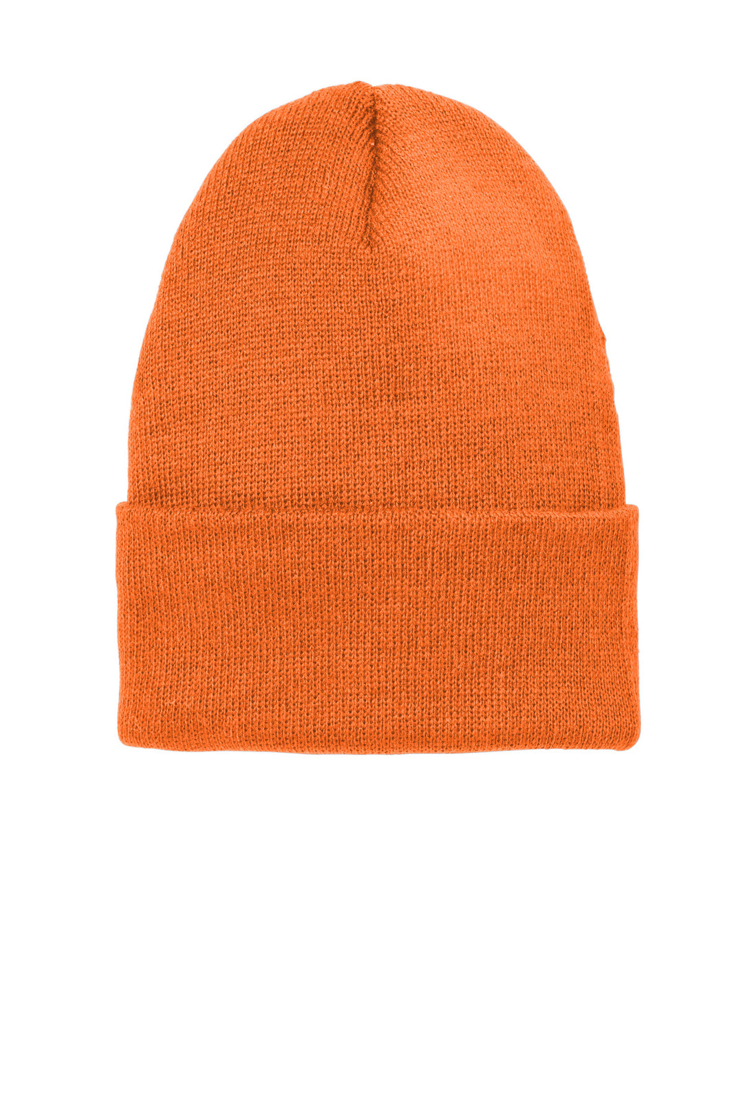 Volunteer Knitwear Chore Beanie VL10 — Neon Orange — front