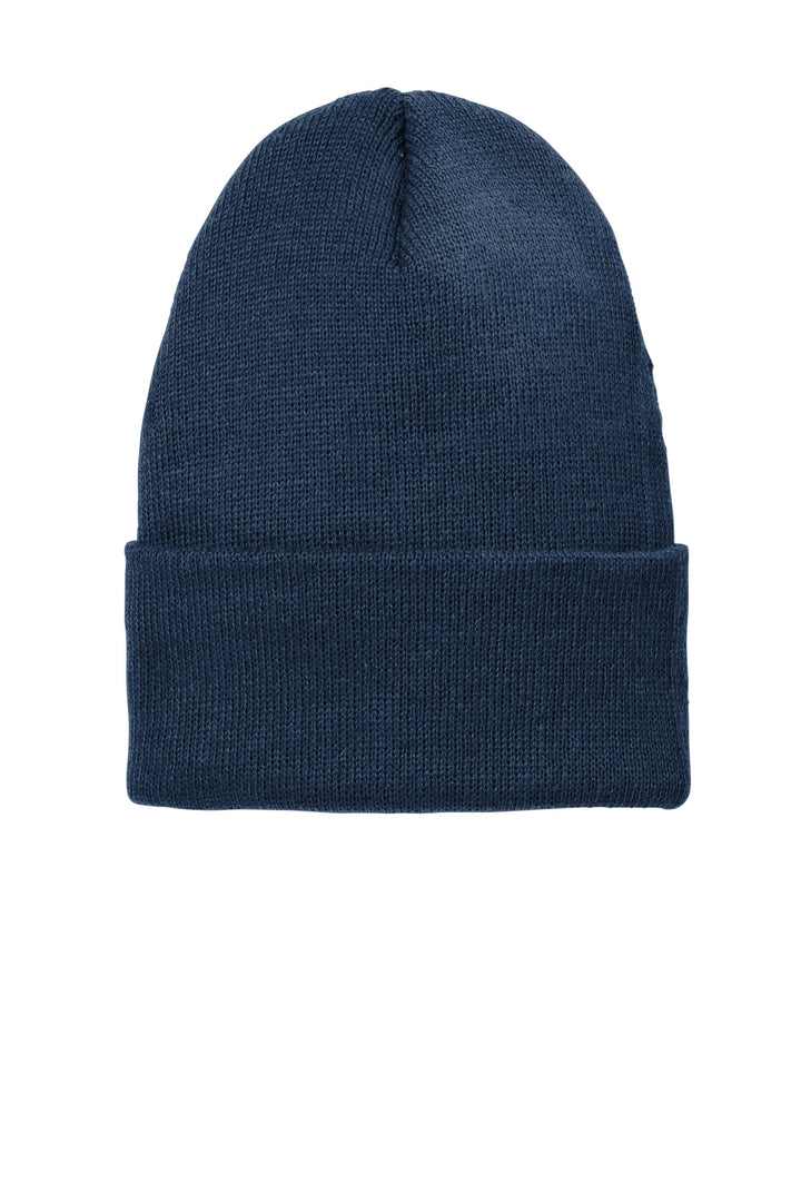 Volunteer Knitwear Chore Beanie VL10 — True Navy — front