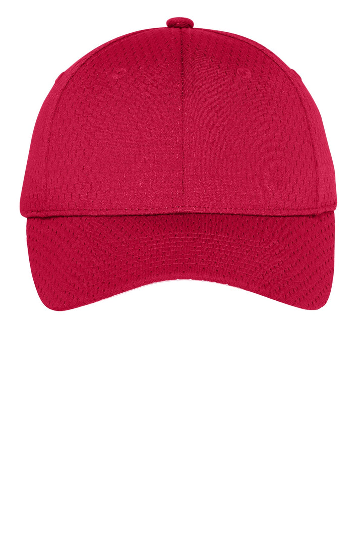 Port Authority Youth Pro Mesh Cap.  YC833 — Red — front