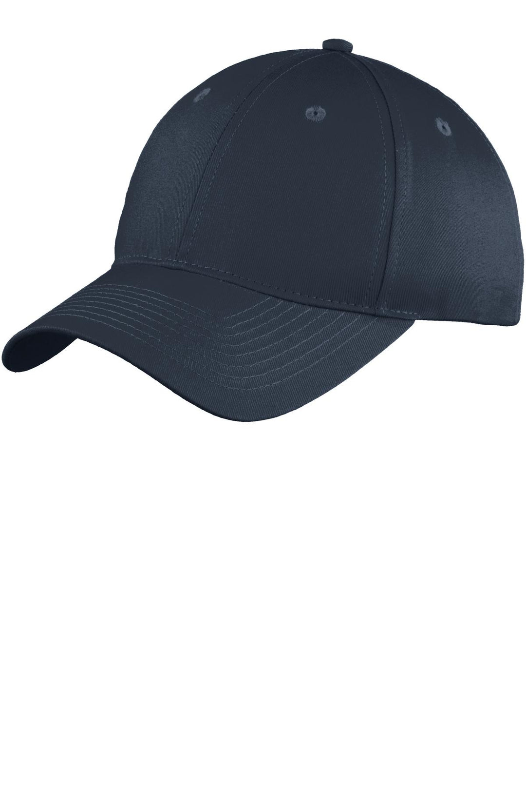 Port Authority Youth Six-Panel Unstructured Twill Cap. YC914 — Navy — front