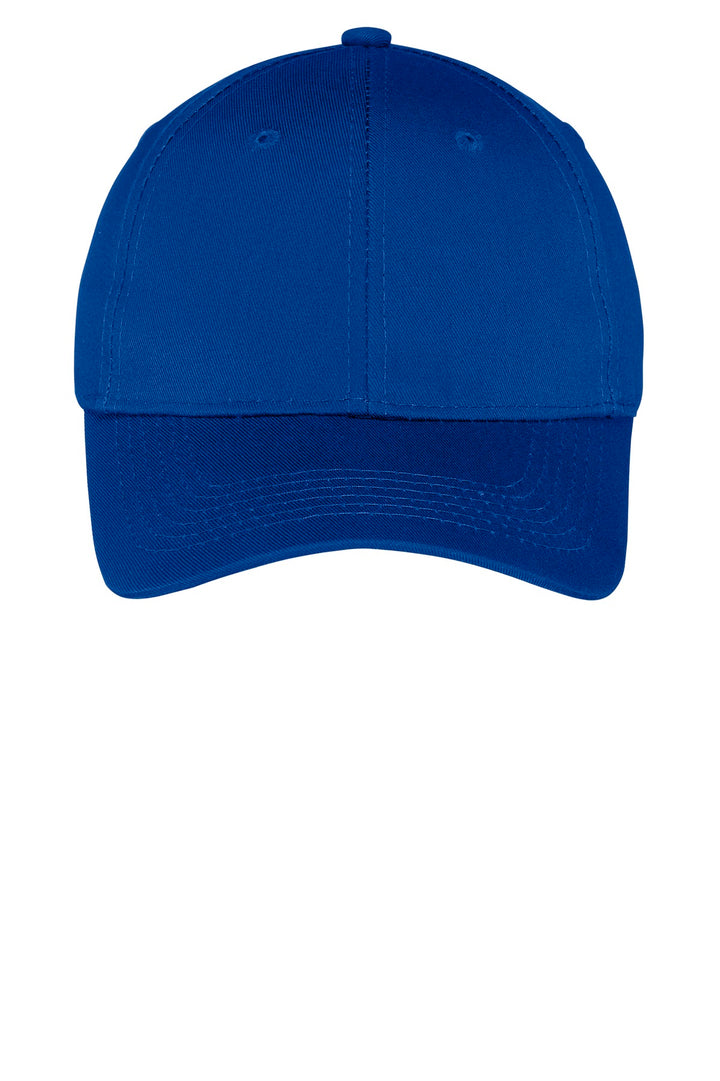 Port Authority Youth Six-Panel Twill Cap.  YCP80 — Royal — front