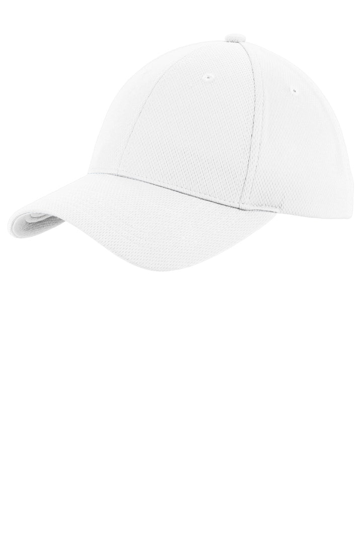 Sport-Tek Youth PosiCharge RacerMesh Cap. YSTC26 — White — front