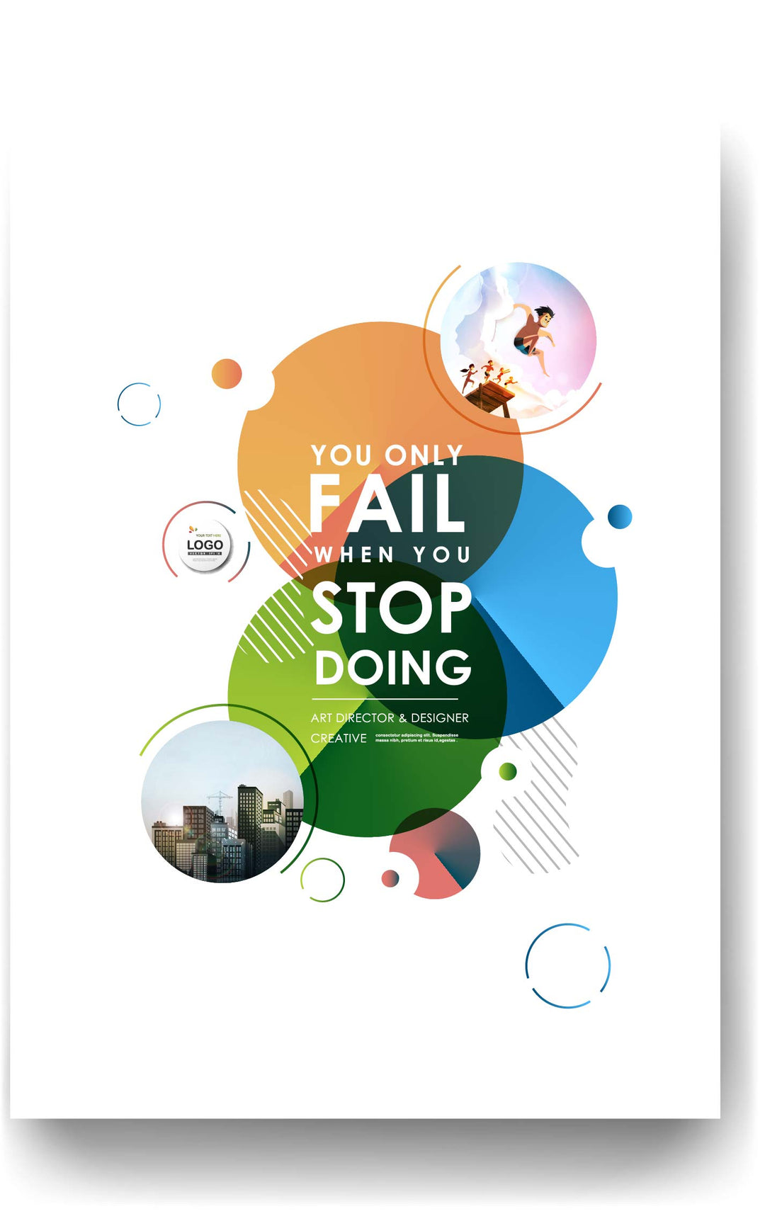 Full-color folded brochure