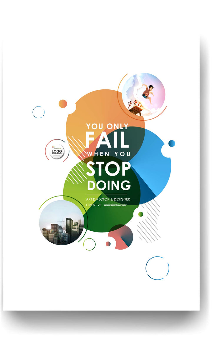 Full-color folded brochure