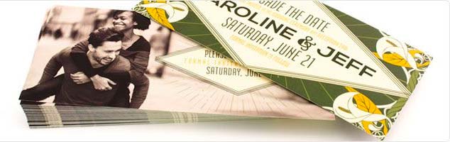 Full-color printed postcards
