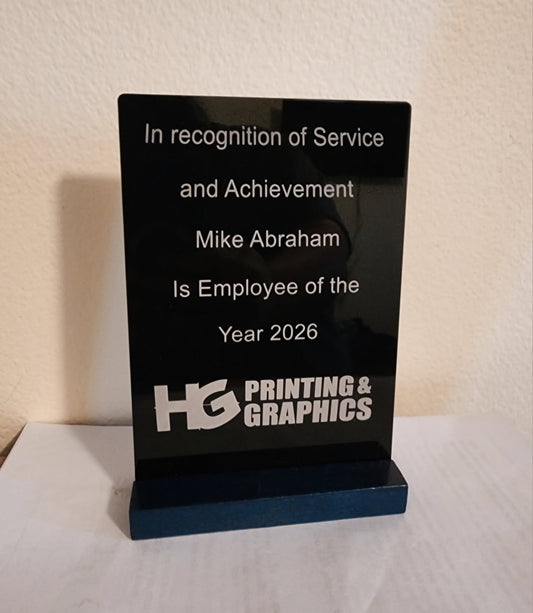Acrylic Award Trophy 5" x 7"