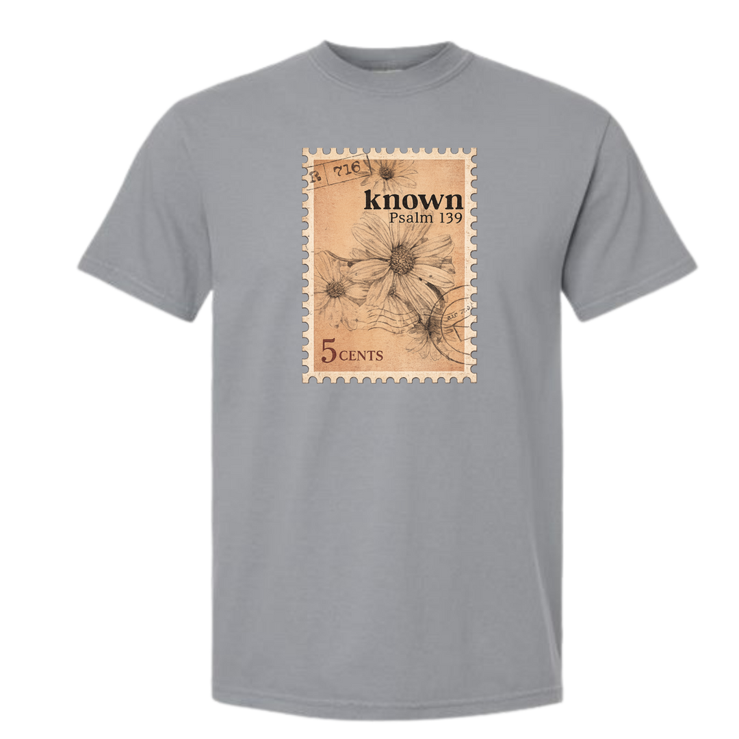 Known Flower – Comfort Colors 1717 Tee – Granite