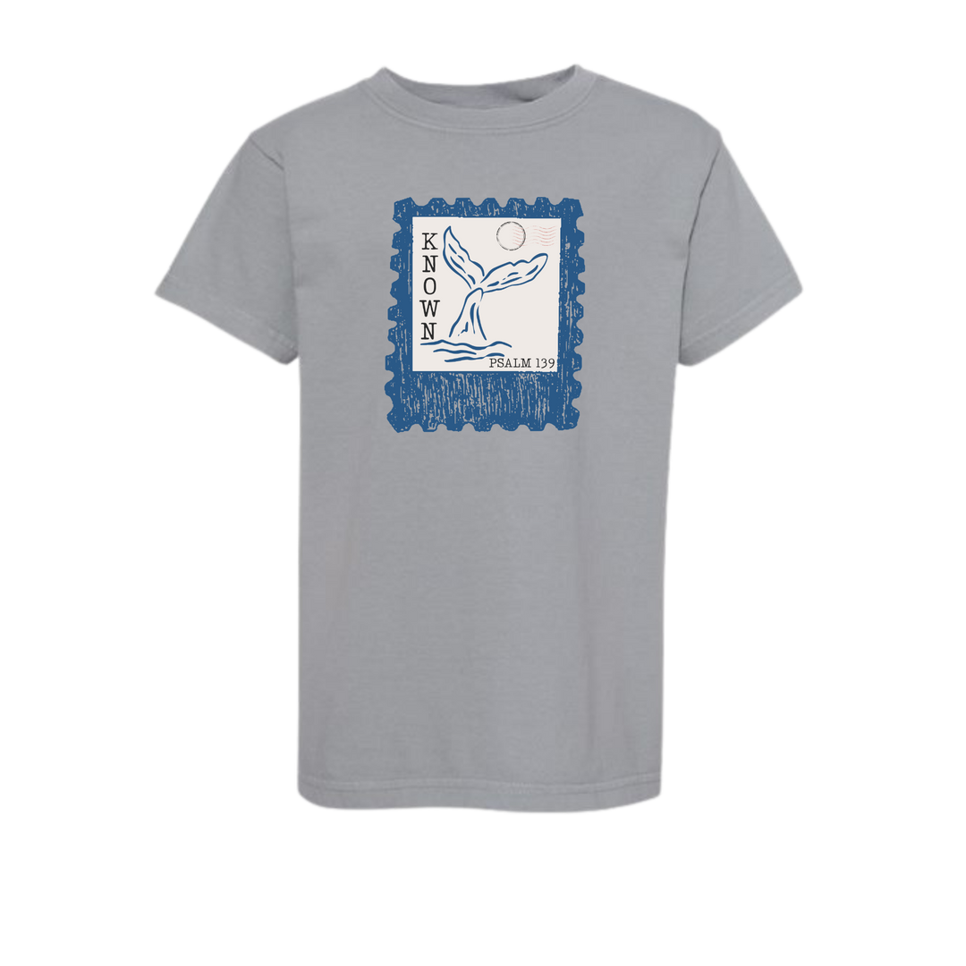 Known Whale – Comfort Colors 9018 Youth Boys Tee – Granite – Granite