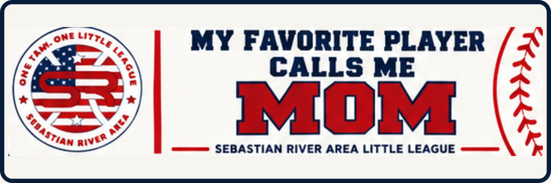SRALL BUMPER 9x3 | My Favorite Player Calls Me Mom | Saying