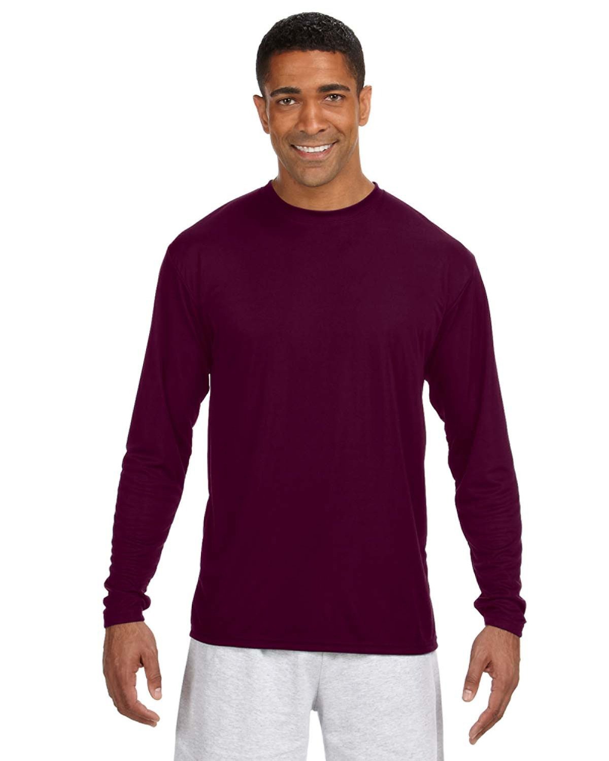 A4 N3165 Mens Cooling Performance Long Sleeve T-Shirt Colors #2