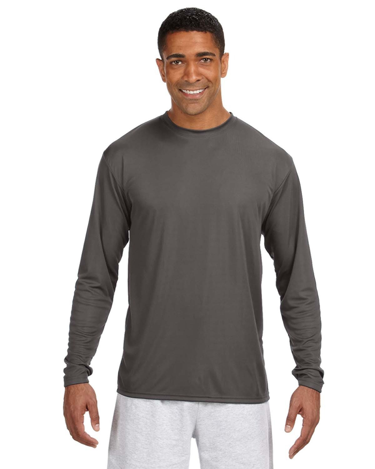 A4 N3165 Mens Cooling Performance Long Sleeve T-Shirt Colors #1