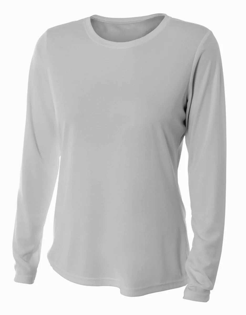 A4 NW3002 Ladie's Long Sleeve Cooling Performance Crew Shirt