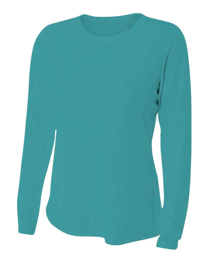 A4 NW3002 Ladie's Long Sleeve Cooling Performance Crew Shirt