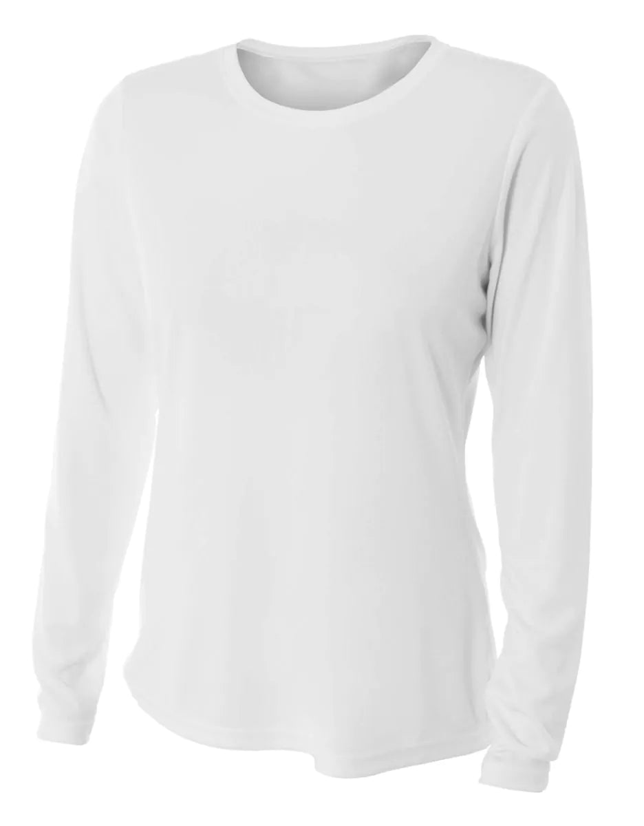 A4 NW3002 Ladie's Long Sleeve Cooling Performance Crew Shirt