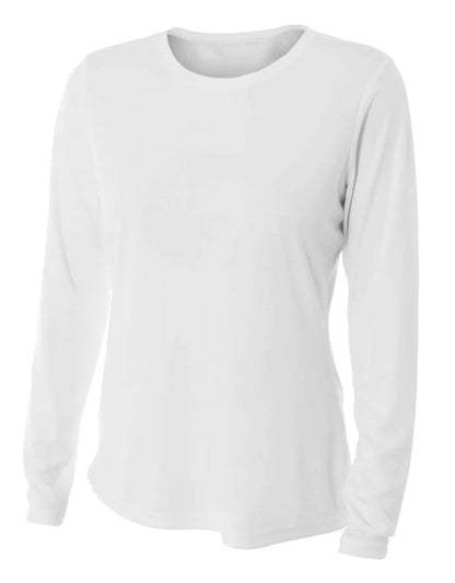 A4 NW3002 Ladie's Long Sleeve Cooling Performance Crew Shirt