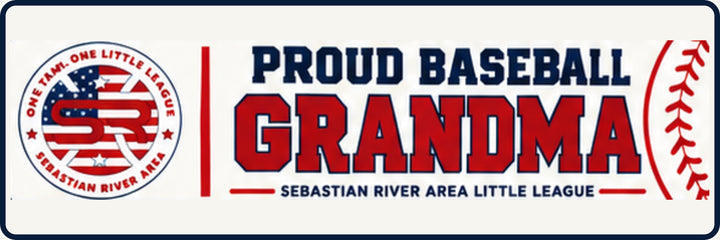 SRALL BUMPER 9x3 | Proud Baseball Grandma | Saying