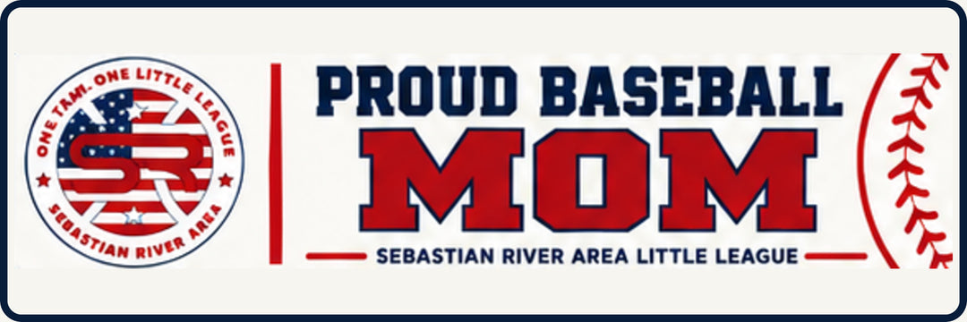 SRALL BUMPER 9x3 | Proud Baseball Mom | Saying