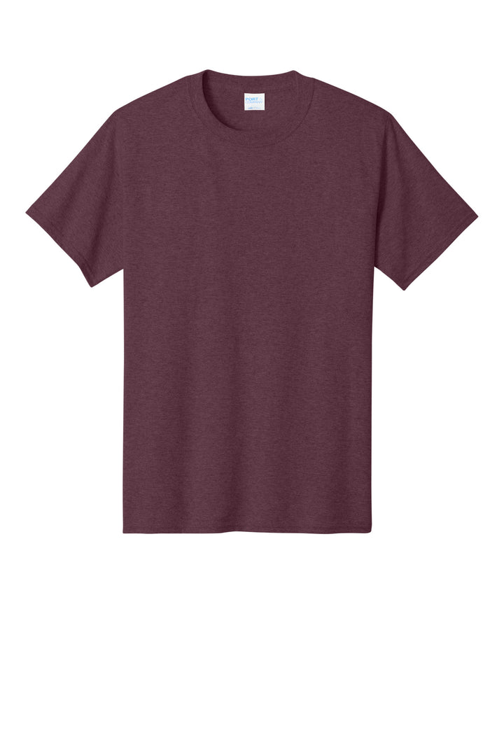 PC54 Heather Athletic Maroon