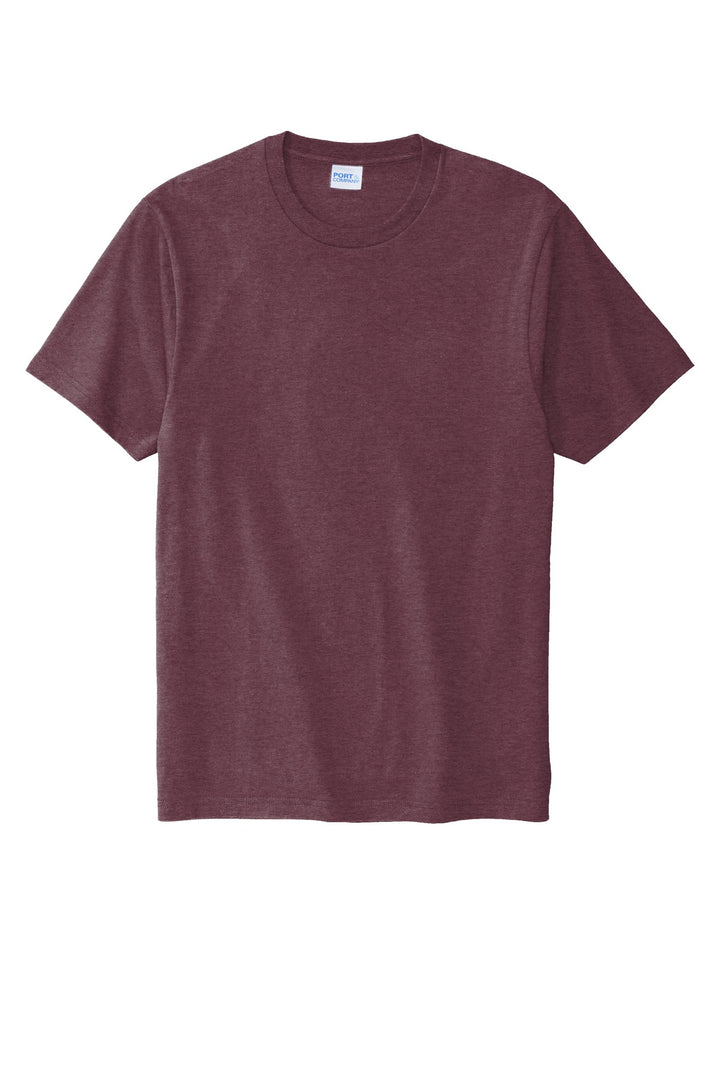 PC600 Heather Athletic Maroon