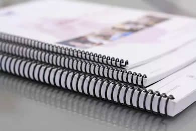 Spiral Bound 8.5" x 5.5" Book