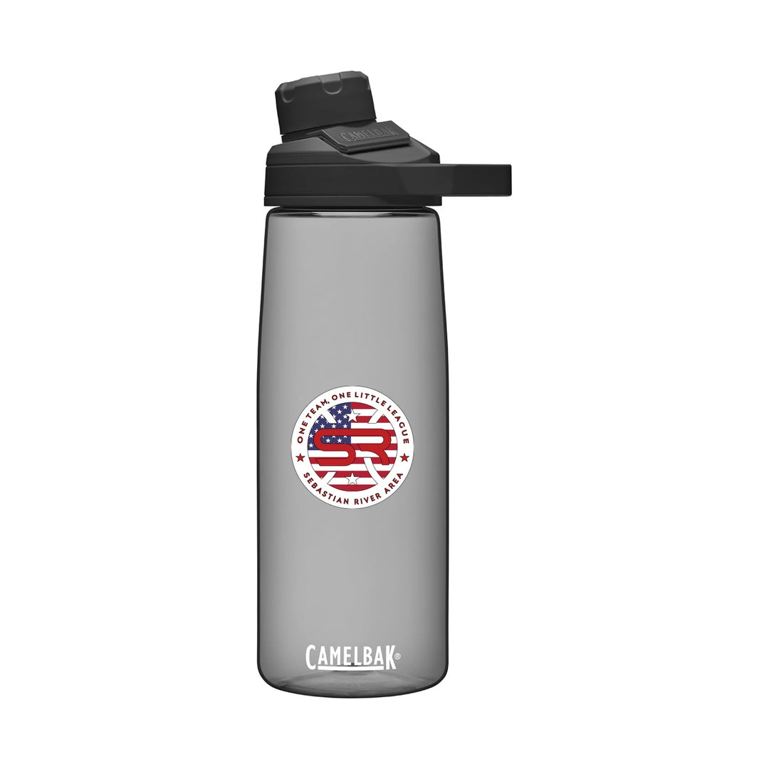 SRALL CamelBak Chute Mag 25 Ounces Charcoal with one-sided UV DTF league logo