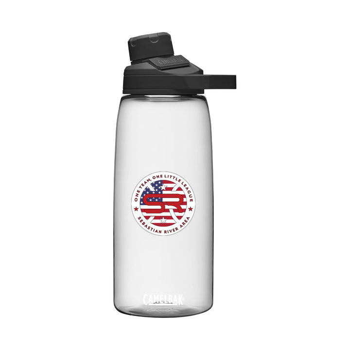 SRALL CamelBak Chute Mag 32 Ounces Clear with one-sided UV DTF league logo