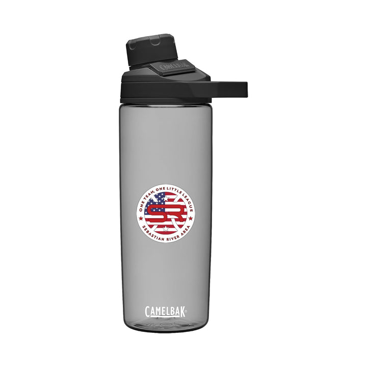 SRALL CamelBak Chute Mag 20 Ounces Charcoal with one-sided UV DTF league logo