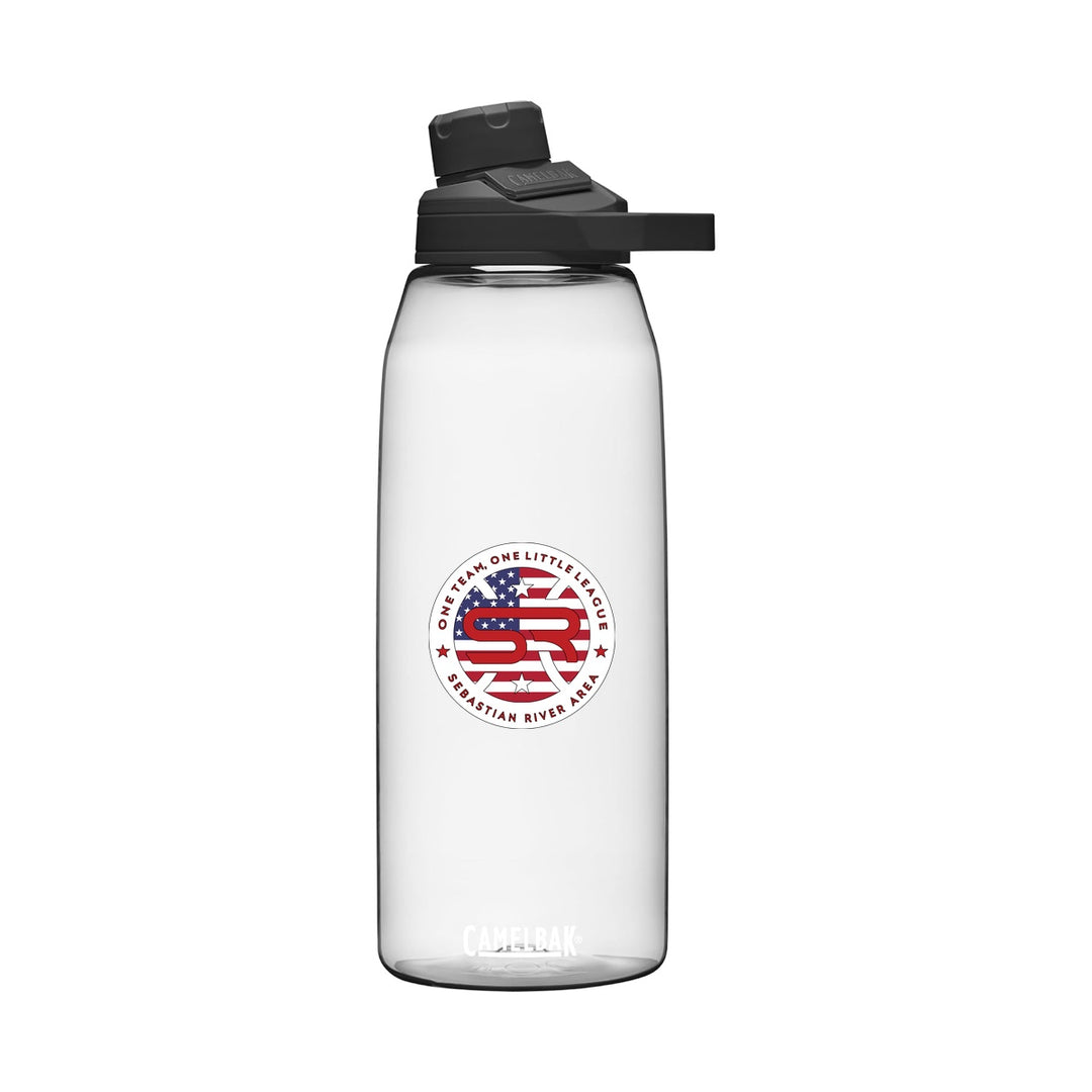 SRALL CamelBak Chute Mag 50.7 Ounces Clear with one-sided UV DTF league logo